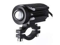 Kompakts Tālās Gaismas Papildlukturis 8W Aprīkots Baltu Un Dzeltenu Gaismas Krāsu 30mm (1 Gab)