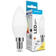 E14 C37 Led Bulb Modee 7.0W 700Lm Warm White 2700k