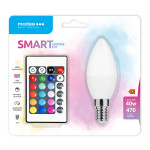 Modee Smart LED C35 E27 4,9W RGB/W, 470 lm, 270° – Ar Tālvadības Pulti