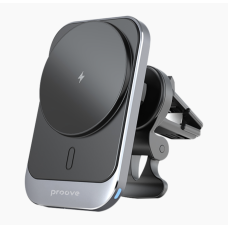 Proove Square Magnetic Pro Mobile Phone Holder in Air Vents With 15w Charger