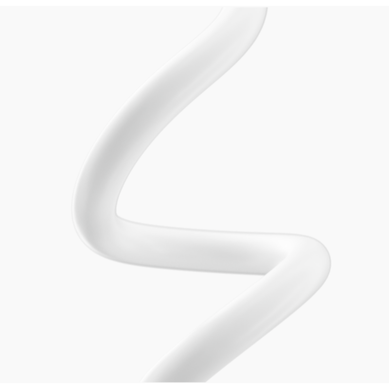 Type-C To Lightning PROOVE Soft Silicone Charger (3.0A) 27w Cable Silicone 1M White