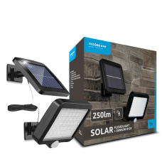 Led Floodlight With Motion Sensor And Solar Panel 250Lm