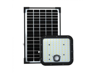30W 4800Lm LED Spotlight with Solar Battery Panel and Motion Sensor (4000K)