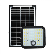 10W 1500Lm LED Spotlight with Solar Battery Panel and Motion Sensor (4000K)