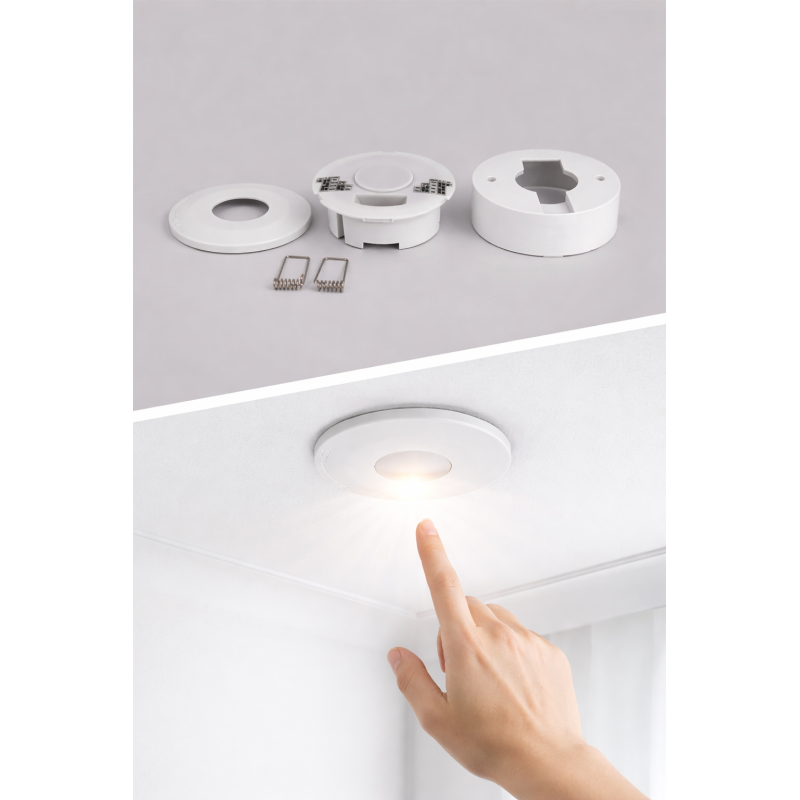 Klātbūtnes Sensors Maks.: 1000 W (LED) 220–240V Balts Kopruss