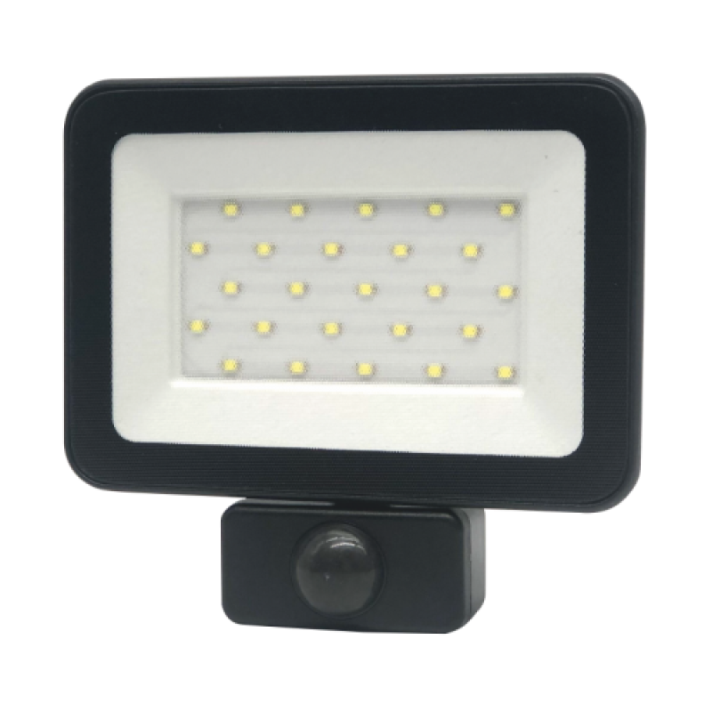 Floodlight With PIR SMD 30w 2400Lm Neutral White 4000k