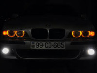 Oranžas Krāsas Eņģeļacis BMW E39 LED 5W