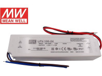 24 Voltu Mean Well Barošanas Bloks LED Lentām 100W IP67