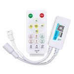 SP646E Bluetooth Adresējamo LED Lentu Kontrolieris Ar Tālvadības Pulti Un Mūzikas Funkciju (RF) Un APP