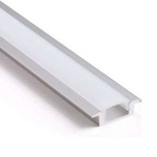 3m LED strip profile with matte glass (built-in)