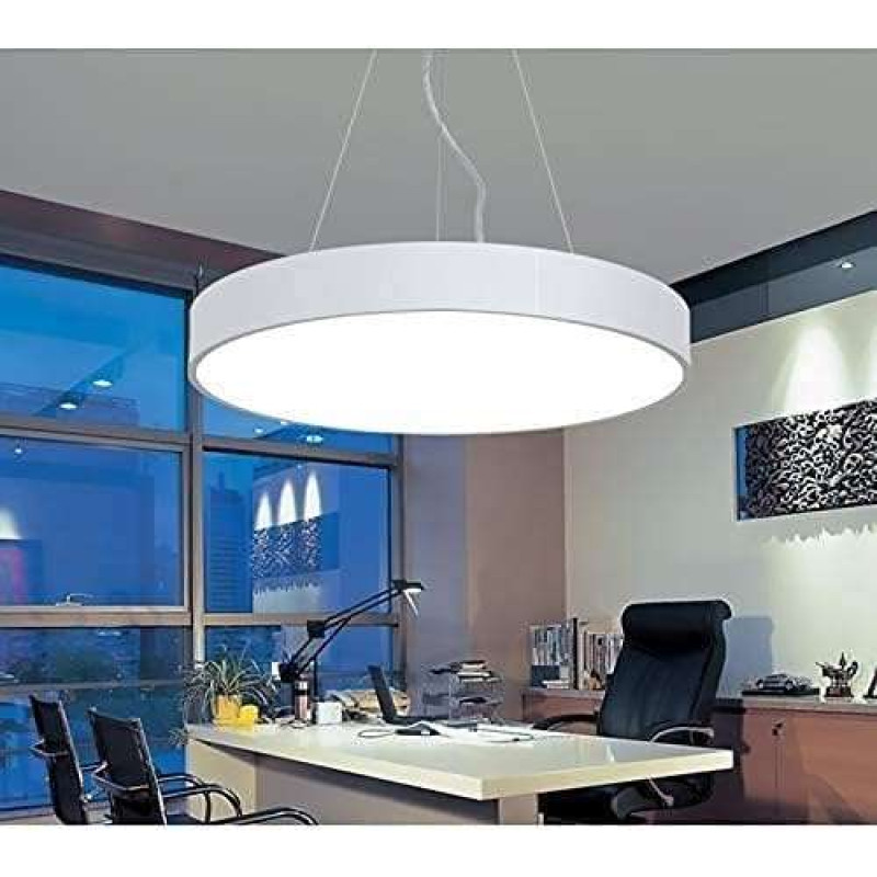 Led Apaļa Griestu Lustra Balta 500mm 35W (4200Lm) Ar Tālvadības Pulti