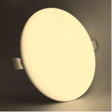 8w Led Built-in Panel Round Warm White Light 3000k