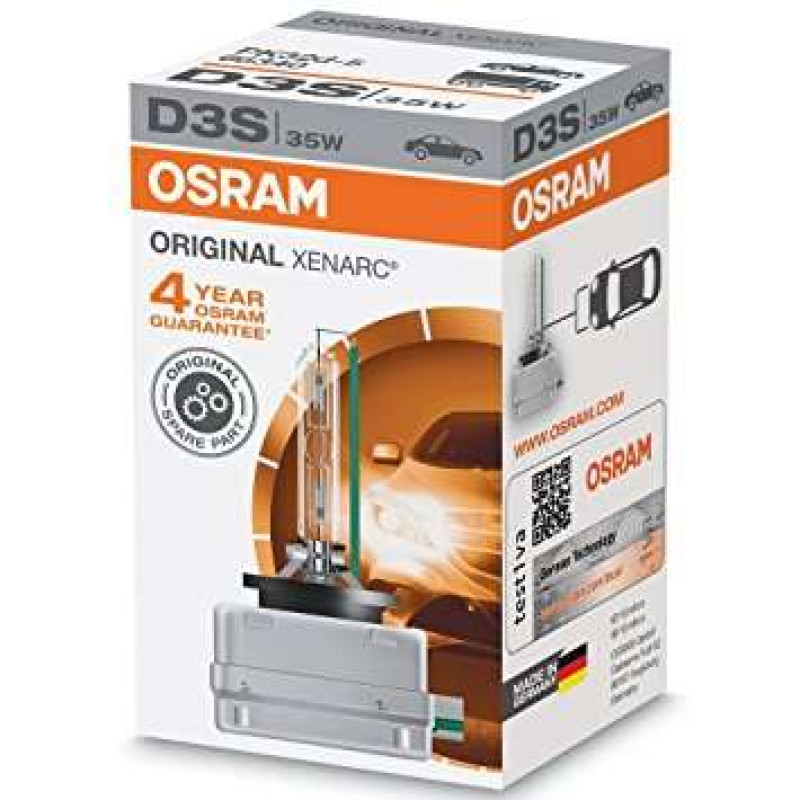 D3S Xenon Spuldze Osram Original Xenarc 4 Gadu Garantija