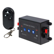 Led Vienas Krāsas Lentas Dimmers Ar Pulti 8A 12-24V (RF)