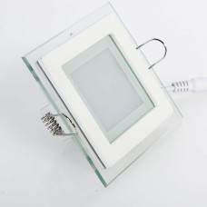 Led Panel Glass 6w Square Neutral White 4000k