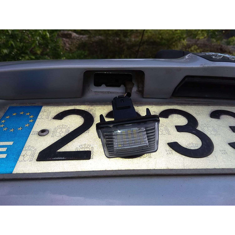 Peugeot 206 207 307, Citroen C3 C5 Berlingo Led License Plate (Canbus) Pair
