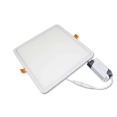 8w Led Panel Square with Built-in Power Converter IP44 Warm White (3000k)