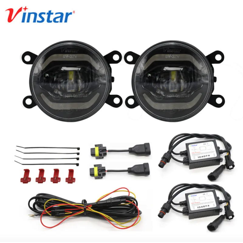 Vinstar LED Daytime Running Lights and Fog Lights 12-24V 90mm