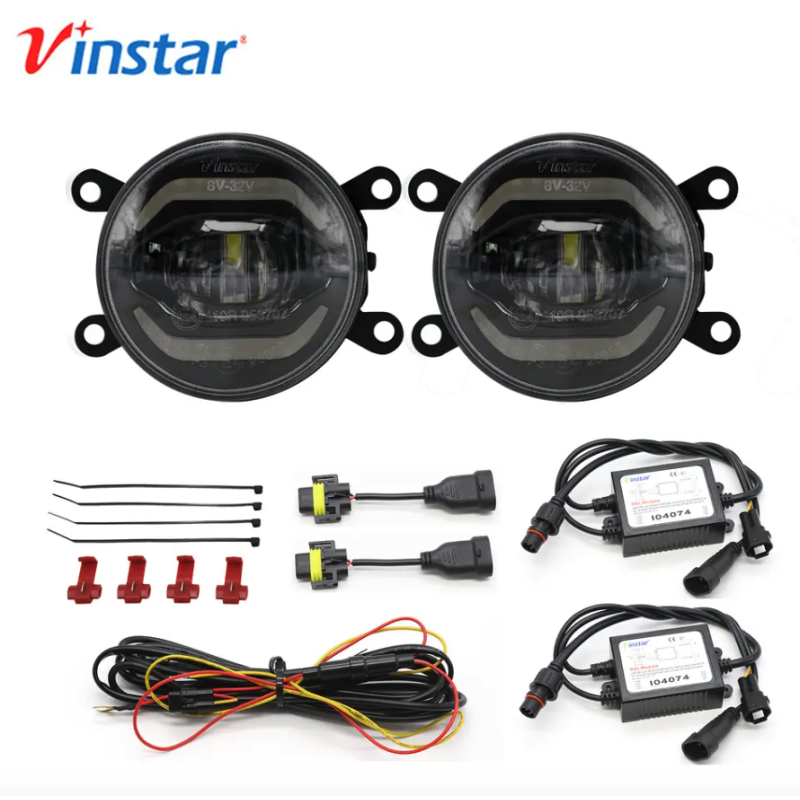 Vinstar LED Dienas Gaismas un Miglas Lukturi 12-24V 90mm V-150011