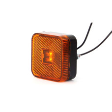 Amber 1 Led Lamp With Reflector