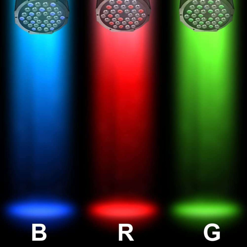Daudzkrāsu DMX512 LED Prožektors 220W 215mm