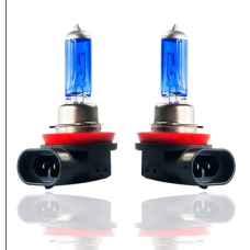 Xenon White H11/55w 12V Halogen Bulb Blue light 6000k (pair)