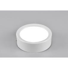 Slim 9w 900Lm LED Surface Panel Round White 2700K 100mm