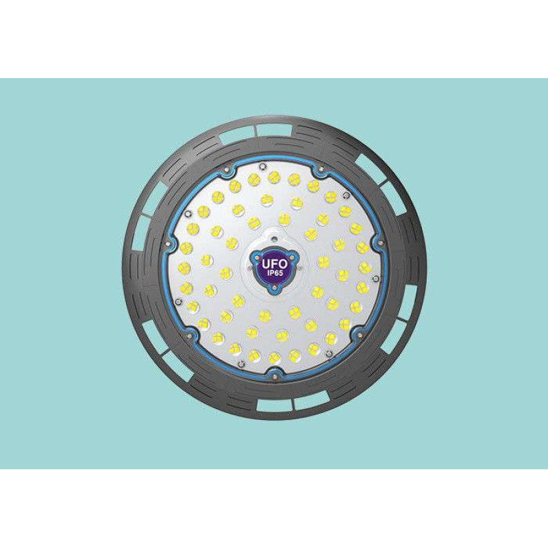 Noliktavas LED Prožektors UFO 200w Neitrāli Balta Gaisma 4500K