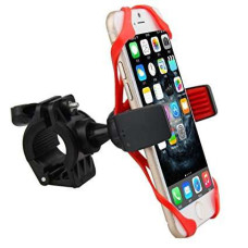 Bike Mobile Phone Holder Double Clip And Silicone 