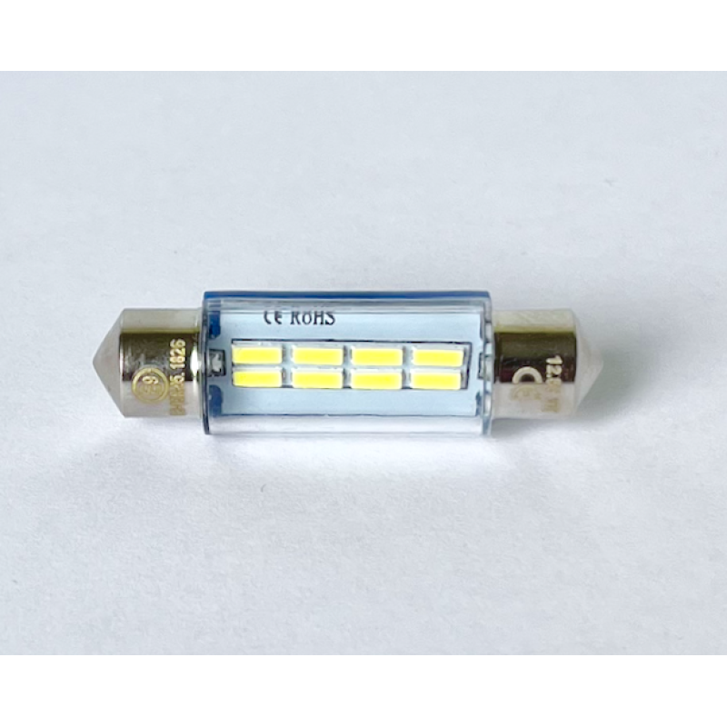 Led Gabarītspuldze 39mm 3014SMD 8SMD C5W (1 gab.)