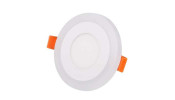 12 + 4W Led Built-in Panel Round (Neutral White + Warm White)