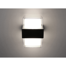 Home Wall Light Square LED Lighting 12W IP65 (Black) 4500K