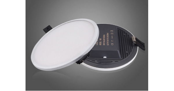 30w Led Panel Rounded with Built-in Power Converters IP44 Warm White 3000k