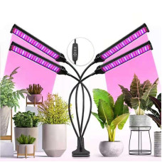 Plant Growing Table Lamp with Clip 80 Watts And 4 Lamps with Dimmer and Timer