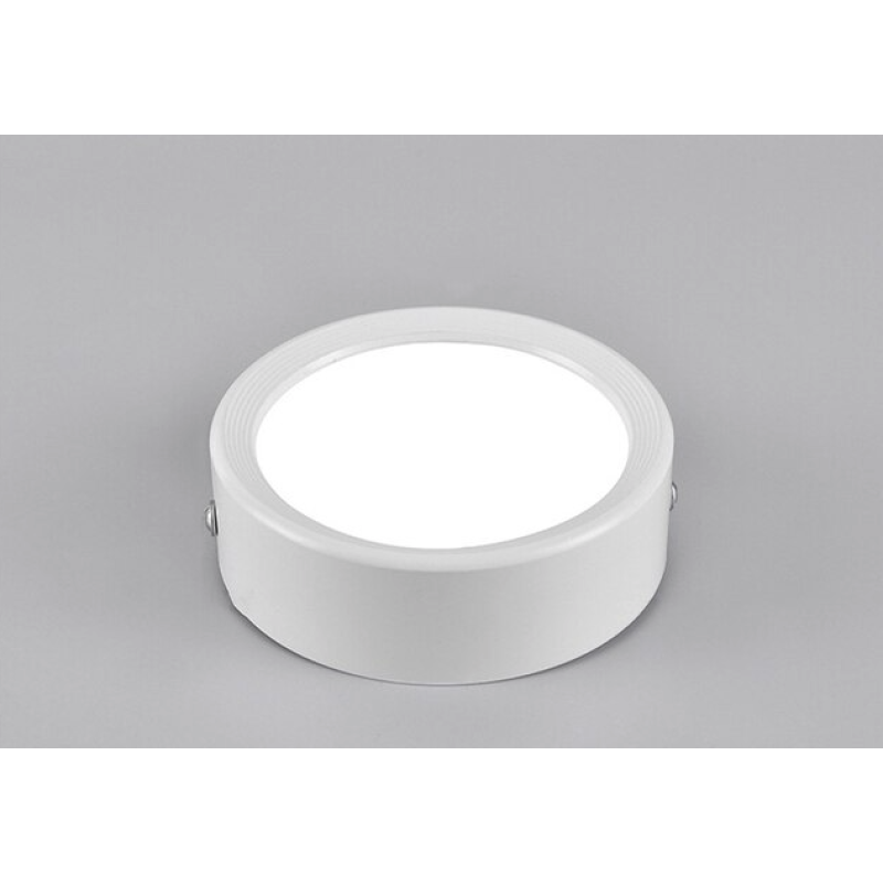 Slim 5w 500Lm LED Surface Panel Round White 4500K 75mm