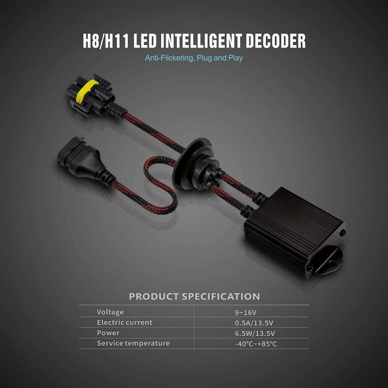 Kļūdu Noņēmējs Pretestība LED Spuldzēm H4 PL-X12 PRO