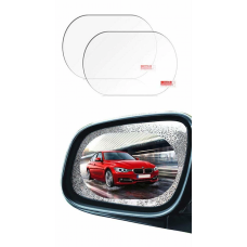Auto Spoguļu Pretapmiglošanās Līmplēve Ovālas Formas 150x100mm