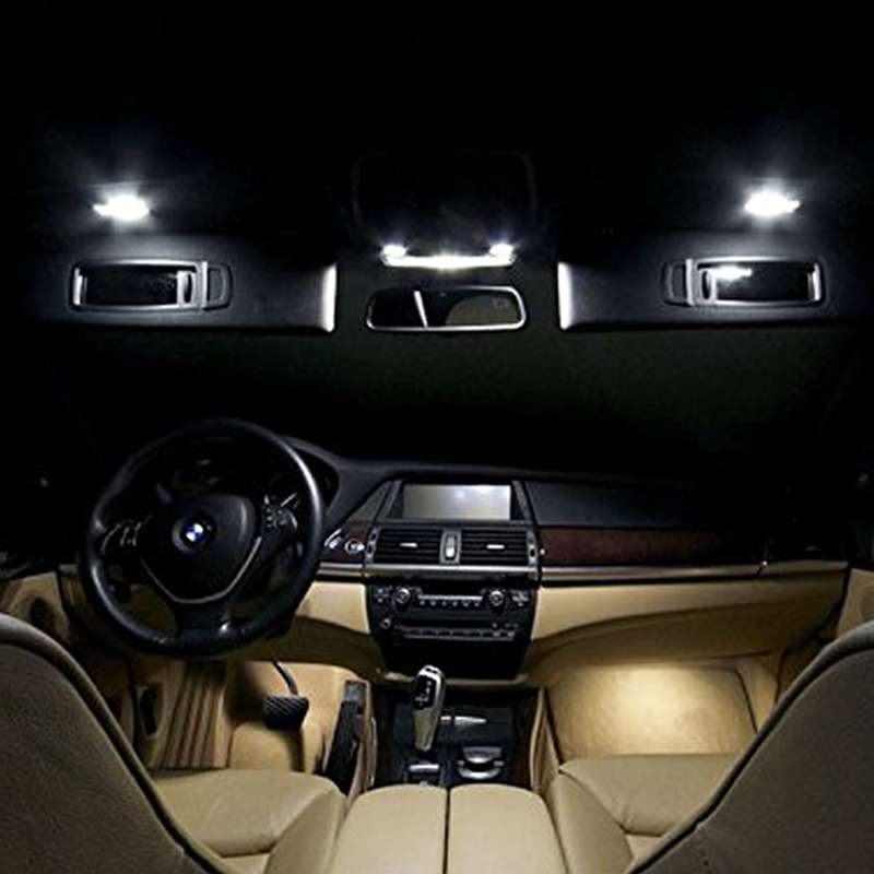BMW F10, F11, F07 F01 Led Saulessaga Spoguļu Apgaismojums Pāris(Pelēks) (082) 