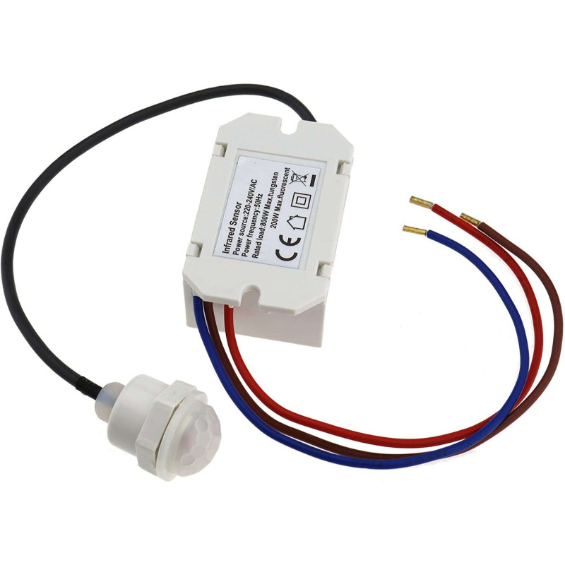Iebūvējams Mini kustības sensors (regulējams)
