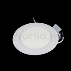 9w Led Built-in Panel Round Warm White Light 3000k