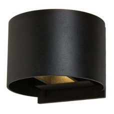 Home Wall LED Lighting Oval Body 7W (Black)