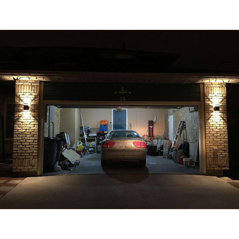 Black Color House Facade Frame for 2xGU10 Bulb IP54
