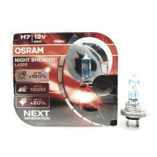 Halogenbulb Osram Night Breaker Laser +150% H7 (Pair)