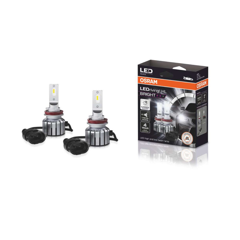 Osram LED Light Bulb H11 H8 H9 H16 (Set) 64211DWBRT-2HFB