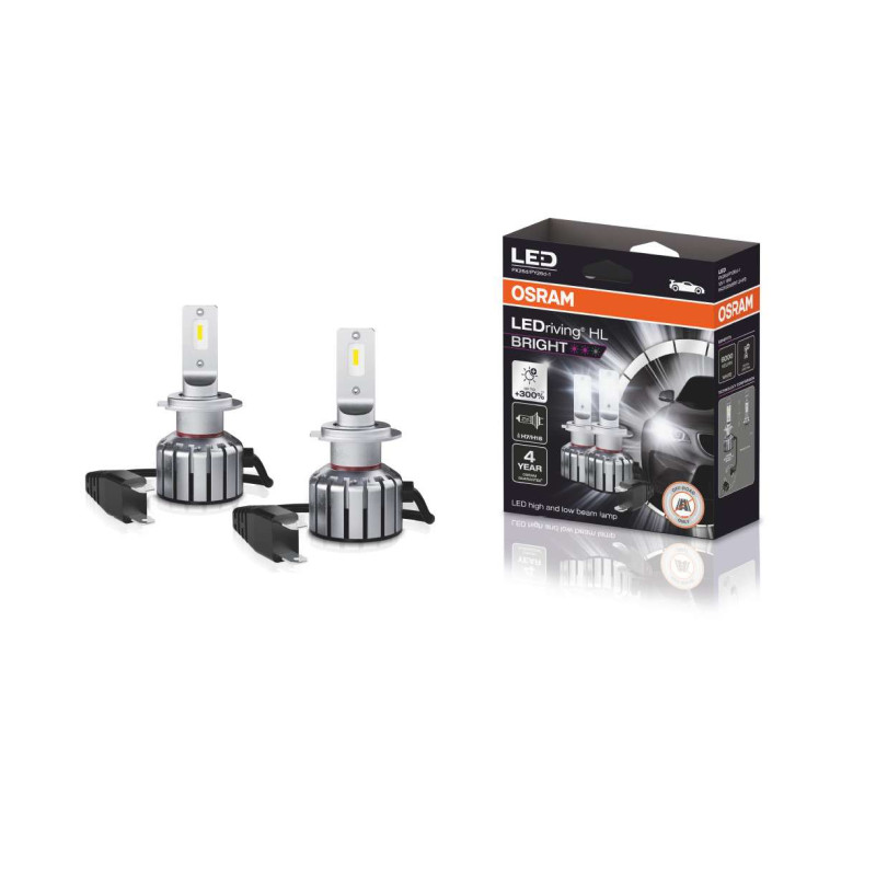 Osram LED Tuvās Gaismas Spuldze H7 H18 BRIGHT (kompl) 64210DWBRT