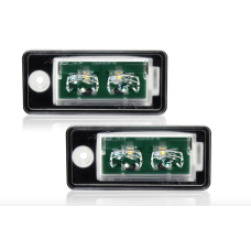 Audi LED License Plate Lamp (OSRAM Chip) Pair