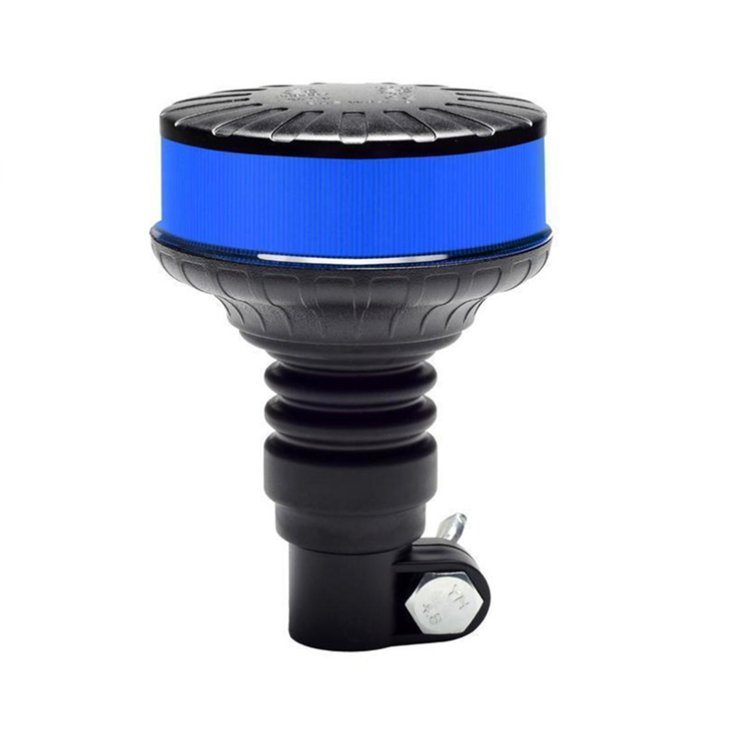 12 LED Beacon With Pipe Mount Flexible Blue Color
