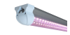 9W T8 LED Lampa Augu Audzēšanai 600mm Sarkans: 660nm Zils: 460nm
