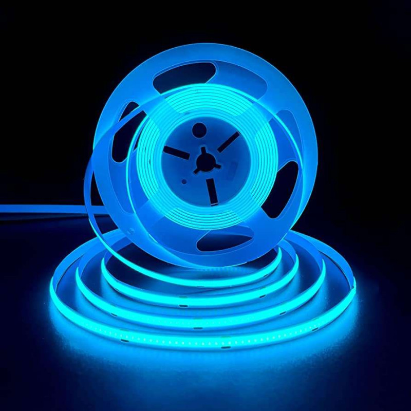 Cena par 1 metru Led Lenta COB Zila 12V IP20 9.0W/m (920lm)