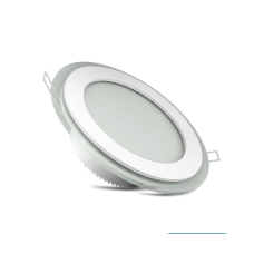 Led Panel Glass 6w Round Warm White 3000k